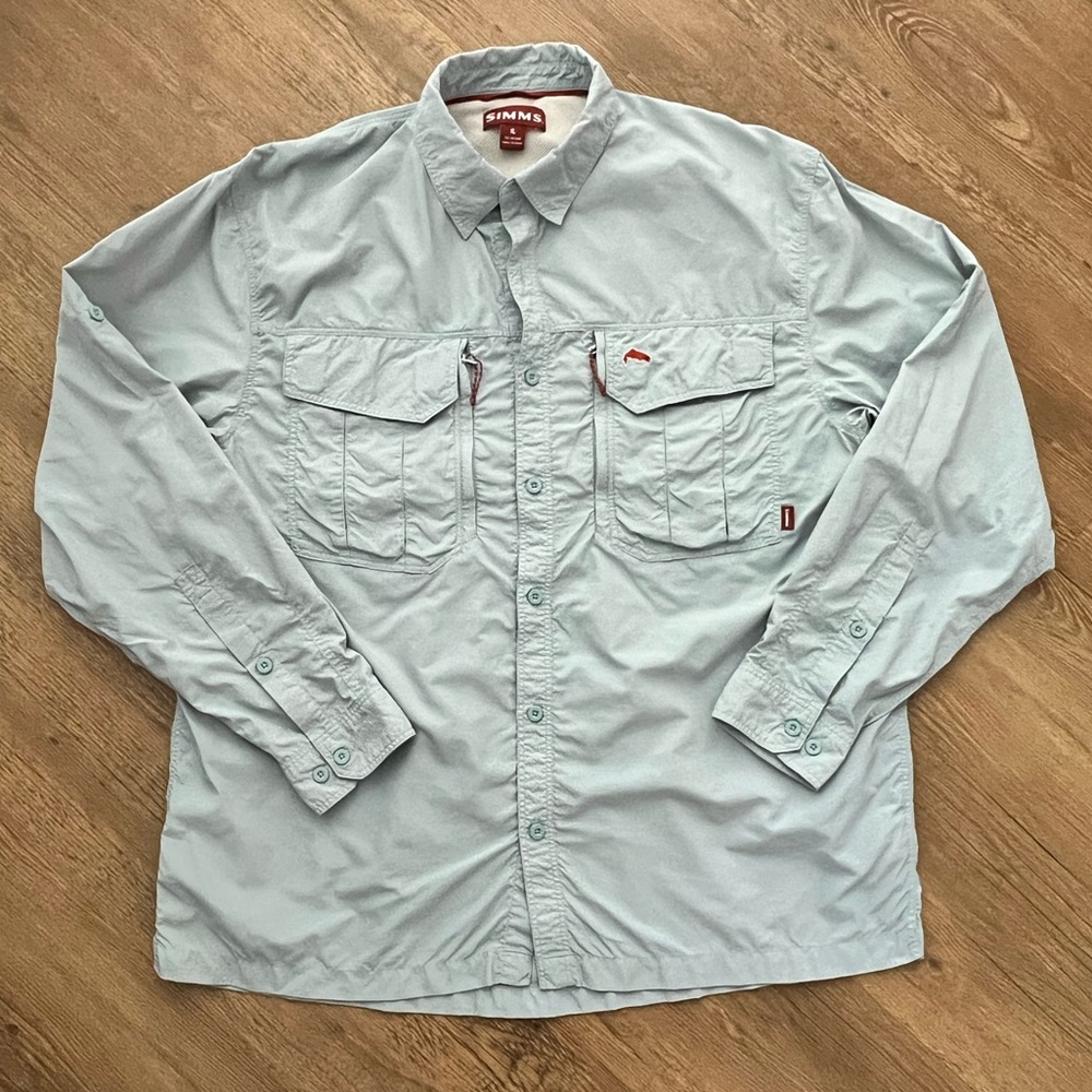 Simms Guide Shirt - Light Blue XL